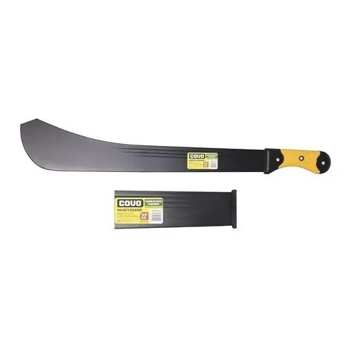 Machete Rozador 22 Pulgadas Negro Cacha Goma Covo