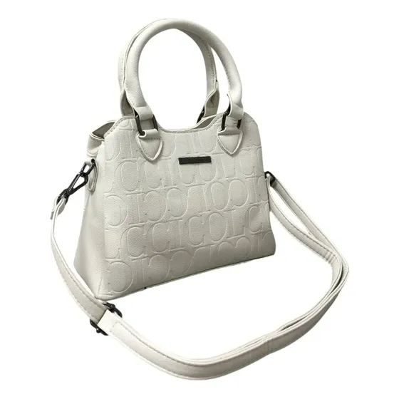 Bolsa Feminina Colcci Off White Tote M Gravação 0900112154 Acambamento Dos Ferragens Ouro