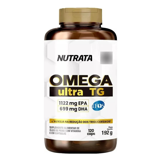 Omega-3 Ultra Tg Epa/dha 120 Cápsulas Com Selo Nutrata Sabor Natural Omega-3 Ultra Tg Epa/dha 120 Cápsulas Com Selo Nutrata Sabor Natural