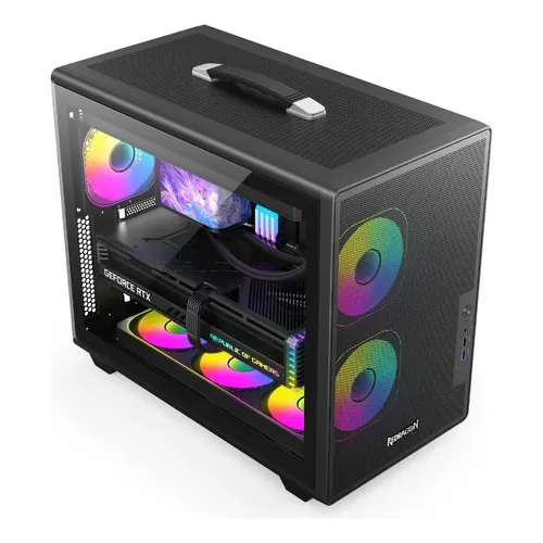 kncard73-3136 ブラック・ローズ・ドラゴン ホロ Gabinete Gamer Redragon Diamond Storm Pro Mid Rgb Ca-903 Pro Cor