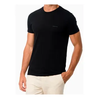 Camiseta Calvin Klein Jeans Masculina Light New Logo Preta Camiseta Calvin Klein Jeans Masculina Light New Logo Preta