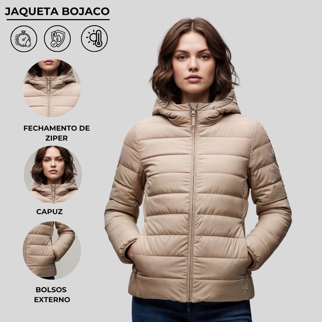 Jaqueta Puffer Bobojaco Inverno Bobojaco Inverno Jaqueta Puffer Bobojaco Inverno Bobojaco Inverno