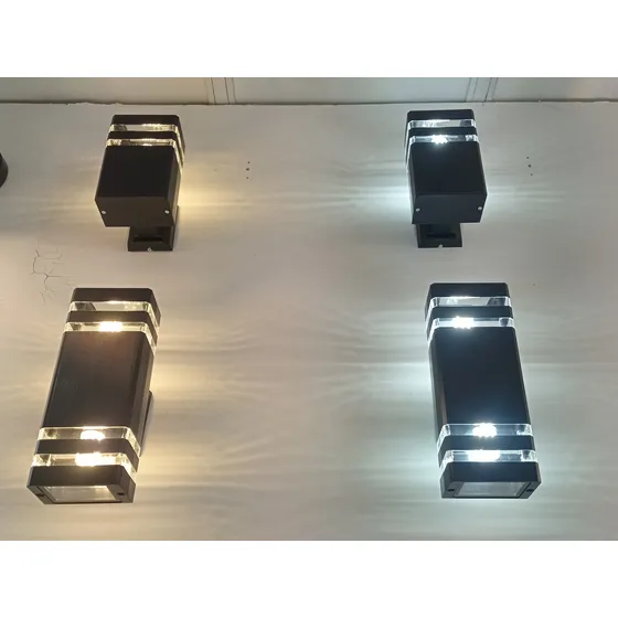Lámpara De Pared Modernas Luz Cálida Y Blanca 