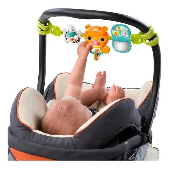 Barra De Juguetes Para Portabebe Bright Starts Musical Color Amarillo
