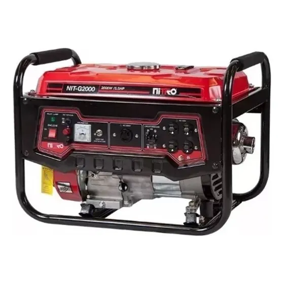 Generador, A Gasolina 4 Tiempos 2000w 5.5 Hp 120v 60hz Nitro