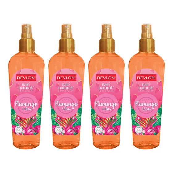 Perfume Nate Naturals Body Mist Flamingo Vibes 4 Pzas