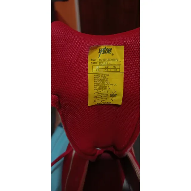 Zapatos De Baseball Ystone, Talla 40, Rojo