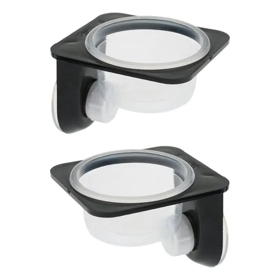 2 Pcs Alimentador Tazón Fuente Alimentación Complimentos