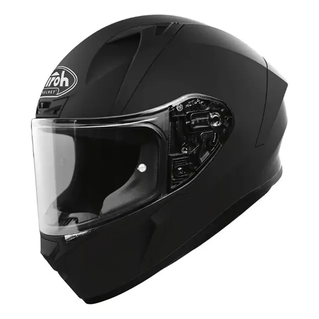 Airoh Helmet - Valor Black Matt - Casco Para Moto Negro Solido Xl