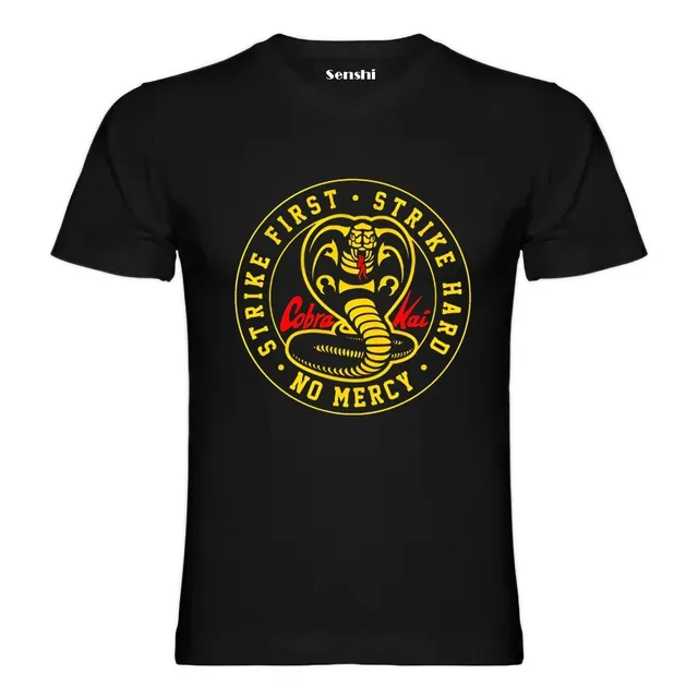 Polera Cobra Kai Unisex Estampada Dtf Cod 001