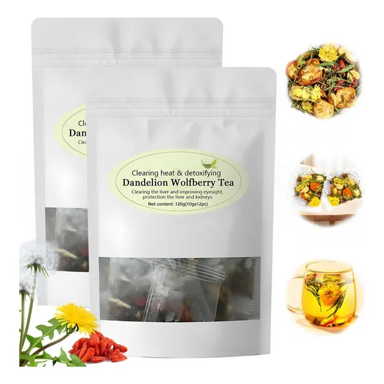 Chá Hemdnt Dandelion Wolfberry Suporta Rins E Fígado 120g