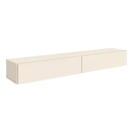 Rack Suspenso EDN Para TV Até 55 Polegadas Off White MDP 15mm
