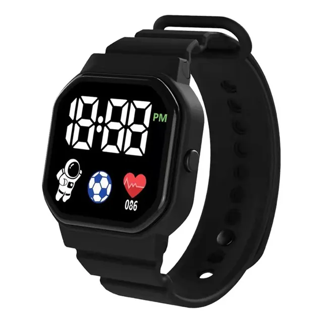 S Reloj Electrónico Digital Led Cuadrado Astronaut De 5