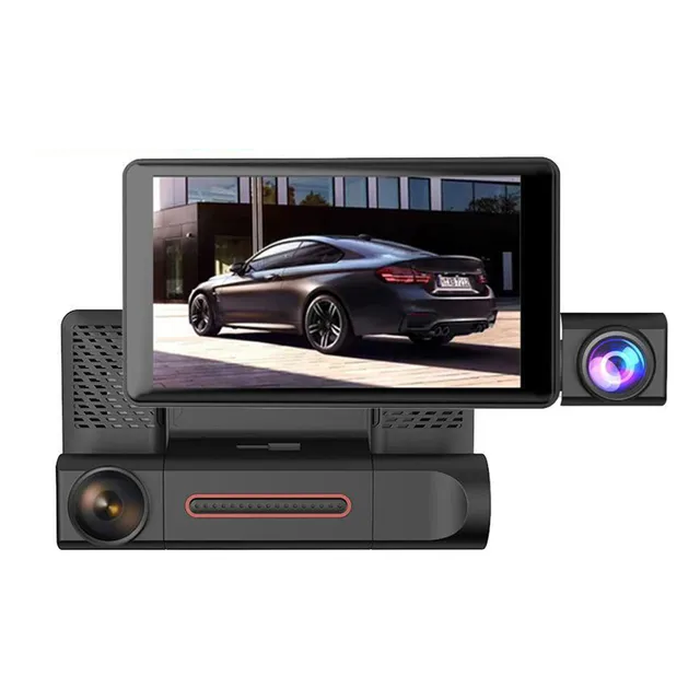 Dash Cam Y Dash Cam De 4 Pulgadas Con Doble Lente Hd 1080p T