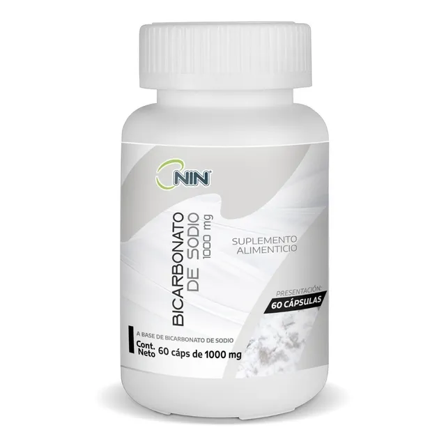 Kit 3 Botes Bicarbonato De Sodio Nin 1000mg C/60 Capsulas