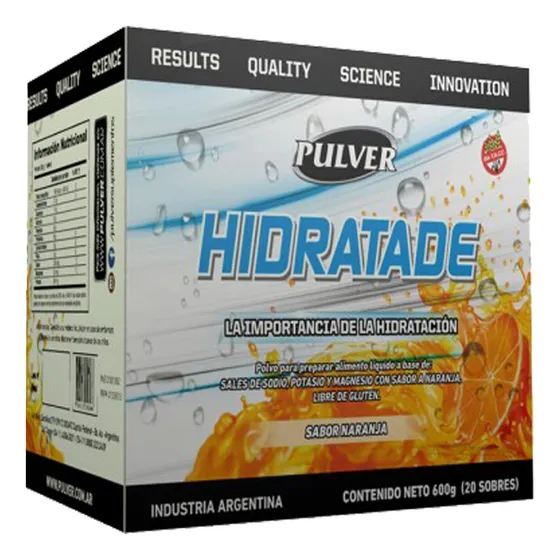 N°1 Hidratade Pulver Bebida Deportiva Sodio Potasio Magnesio