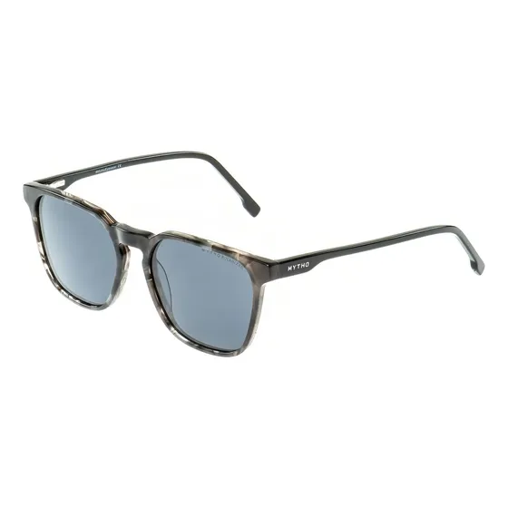 Lente Sol Mytho Polarizado Mt716 - Óptica Ariel Lente Gris Diseño Mirror
