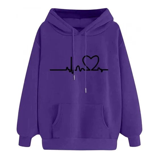 Sudadera Capucha Para Niña Adolescente Manga Larga