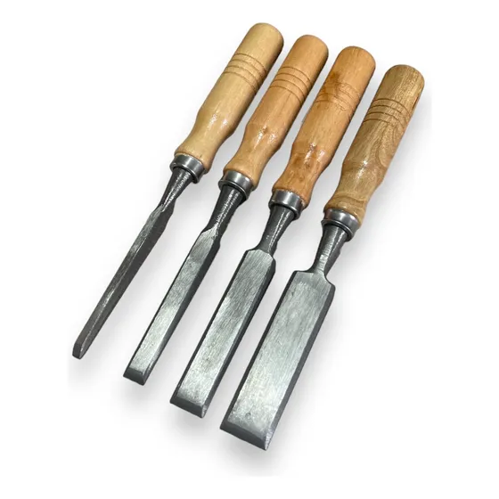 Juego Formones X 4 Pcs Para Madera Carpintería Tallado
