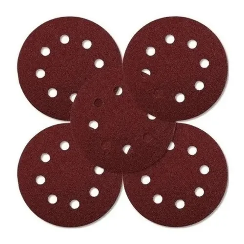 Kit Discos Lija Con Velcro Roto Orbital 125mm Gr180 X5 Cantidad de granos 180