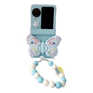 Funda De Teléfono Con Soporte De Lazo Azul Para Oppo N3 Flip Funda De Teléfono Con Soporte De Lazo Azul Para Oppo N3 Flip