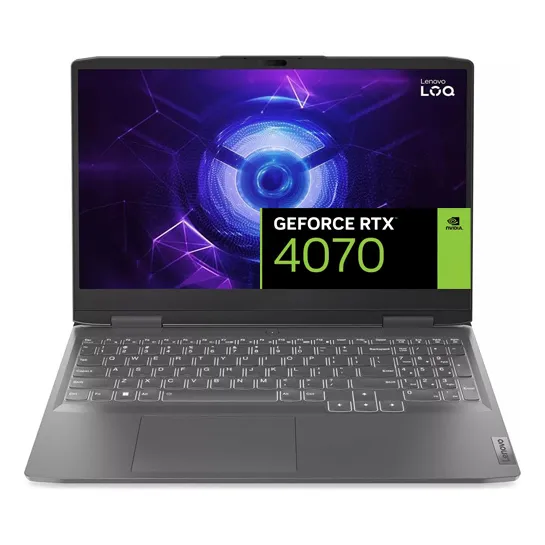 Notebook Gamer Rtx 4070 Ryzen 7 144hz 15.6'' Lenovo Loq Color Gris Oscuro