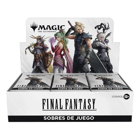 Mtg: Final Fantasy- Caja De Sobres De Juego Español, Display