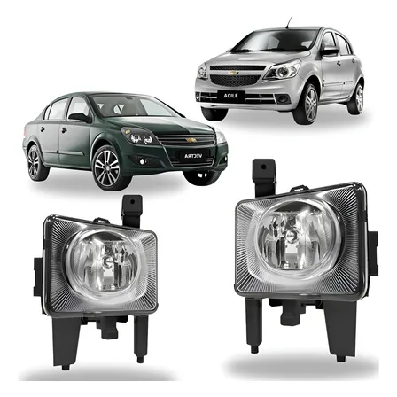 Par Farol De Milha Vectra 06-12 Agile 09-12 Montana 11-21 - - Par Farol Milha Lente De Vidro Original