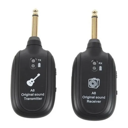 Transmissor Receptor De Guitarra Sem Fio Cabo P10 Sem Fio