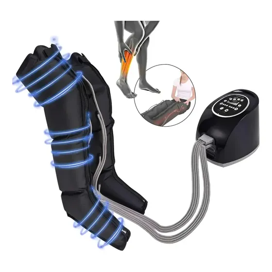 Bota Massageadora Para Pernas e Pés Com Compressão de Ar Forestory 3 Modos