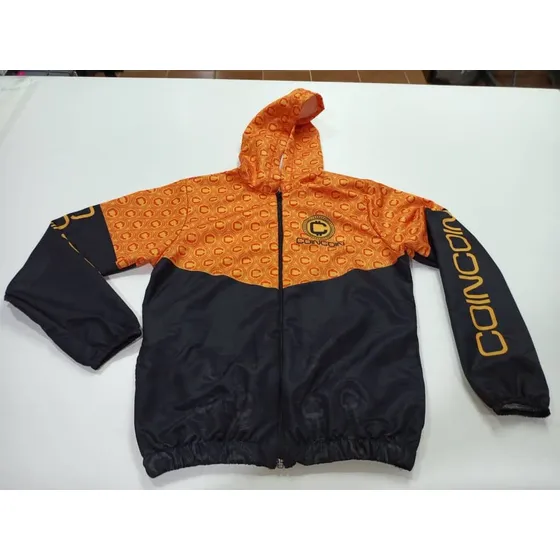 Chaqueta Cortaviento En Microfibra 100% Sublimada 