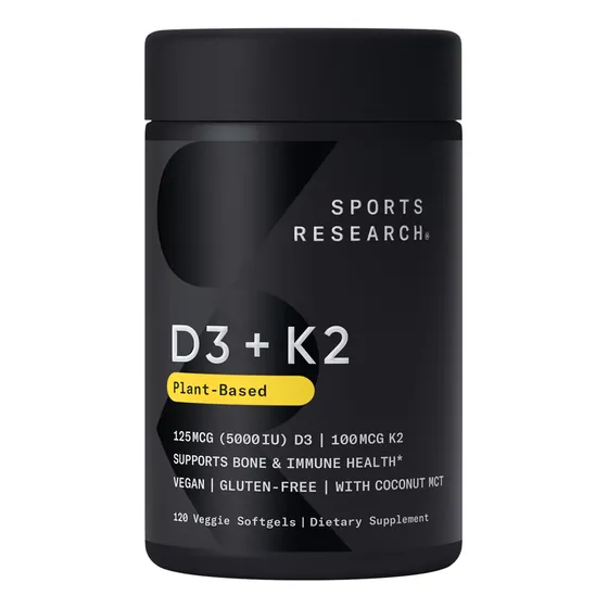 Suplemento Sports Research De Vitamina D3, 5000 Ui Con Vitam