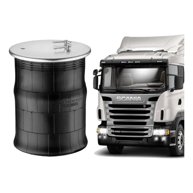St032k - Mola Pneumatica Sem Base Suspensao Scania Serie 5/6