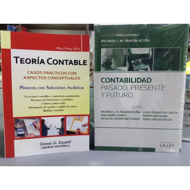 Combo Teoria Contable + Contabilidad Pasado Presente Y Fut.