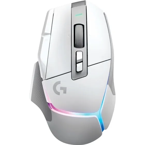 Mouse para jogos sem fio Logitech G502 X Plus Rgb branco