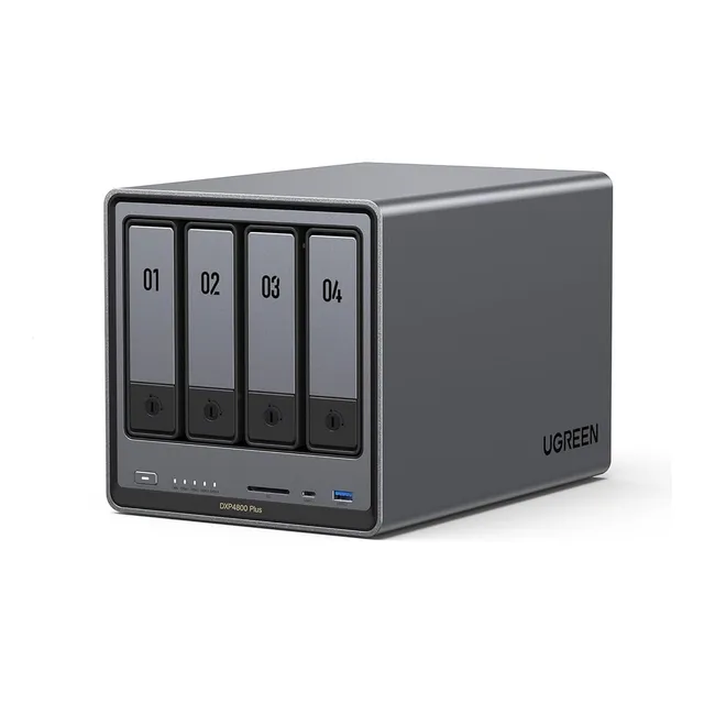 Nasync Dxp4800 Plus: Almacenamiento 104tb, 10 Gbe, Seguridad