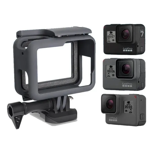 Carcasa Abierta Para Gopro 5 6 7 Black White Silver Y 2018