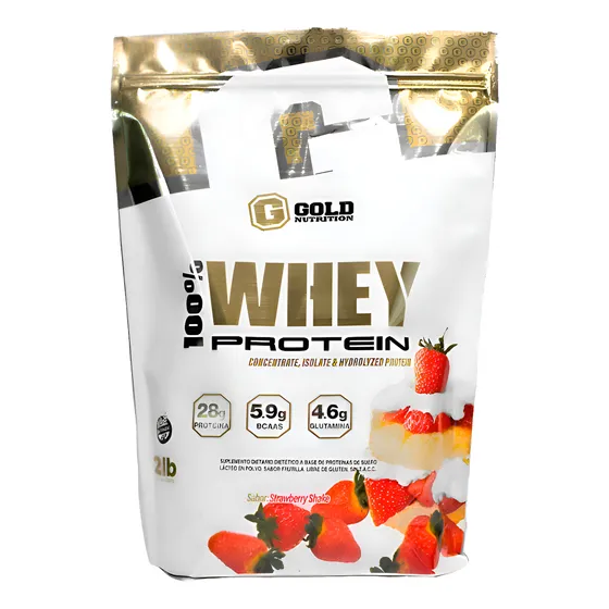 Whey Protein Gold Nutrition Suplementos Proteína 100% Whey