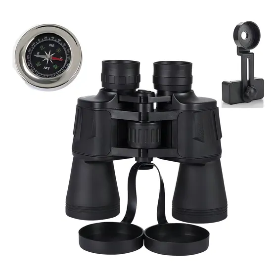 iBoa A1093 binoculo com suporte 20x50 de longo alcance 10km profissional cor preto