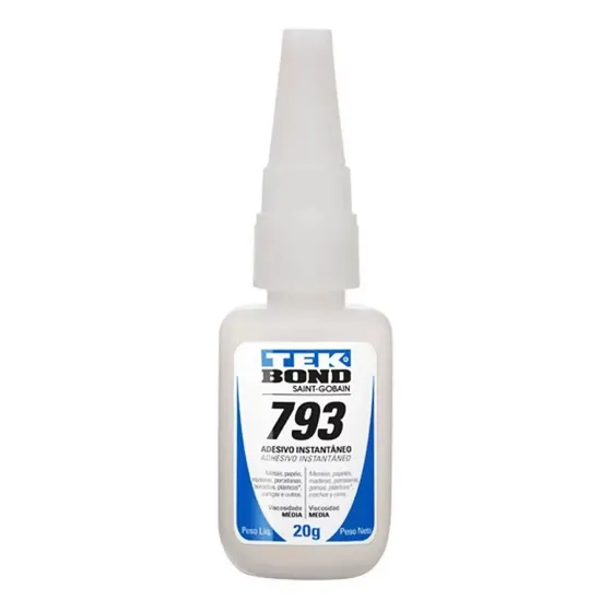 Cola Instantânea TekBond 793 20g Super Bond Top Qualidade - Transparente