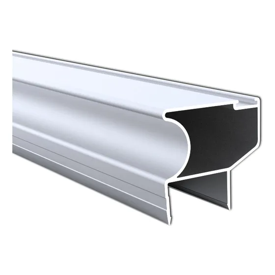 Perfil Manija 2,60mt Placard Aluminio Anodizado Grupo Euro