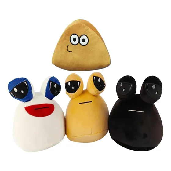 Juego De Peluche ,emoción Alien Pou Furdiburb Para Regalo X4