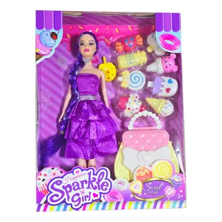 Muñeca Princesa Bolso Dulces Helado Accesorios Juguete Niña Muñeca Princesa Bolso Dulces Helado Accesorios Juguete Niña