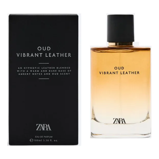 Zara Oud Vibrant Leather EDP 100Ml para Hombre