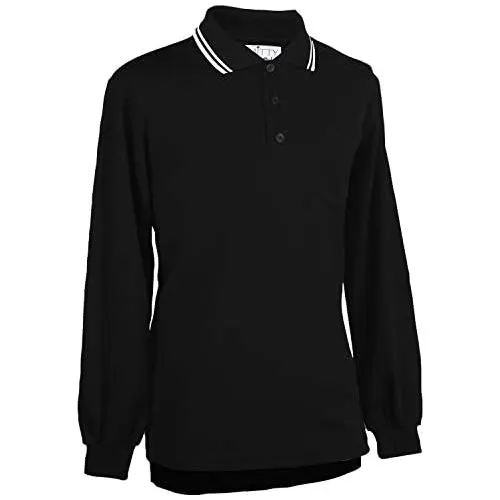 Camisa De Árbitro De Béisbol/softbol De Manga Larga E...