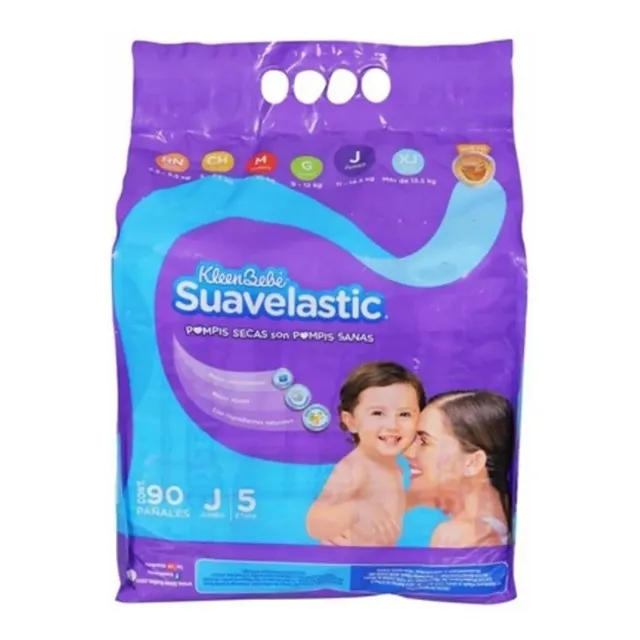 Pañales Suavelastic Bebe Etapa 5 90 Piezas Msi