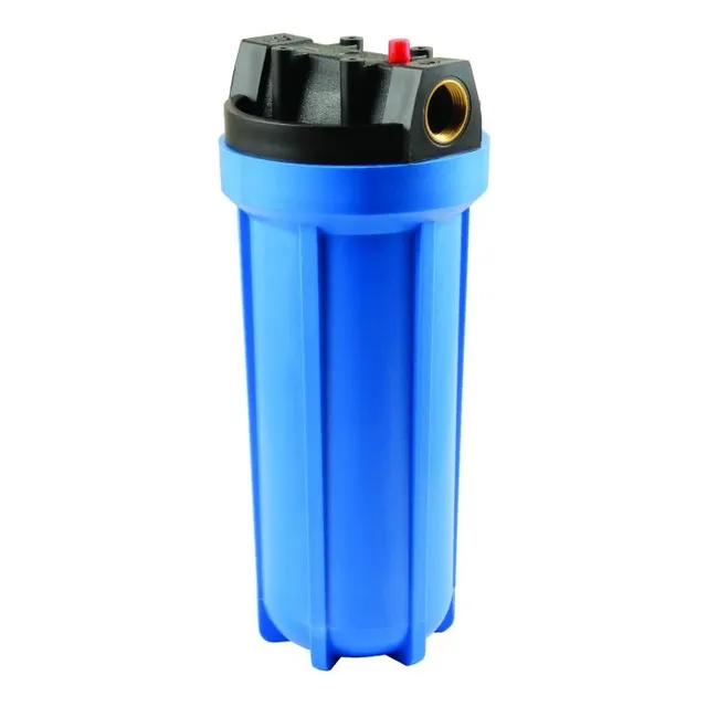 Carcasa Filtro De Agua Azul Reforzada Rosca 3/4 Metalica 10