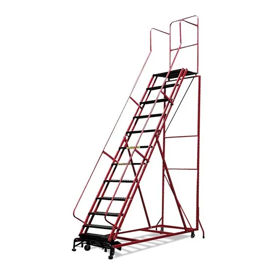 Escalera Metálica Móvil De 11 Escalones Línea Petra
