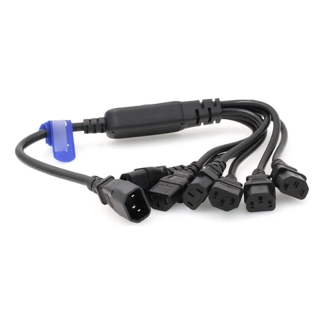 Cable Divisor De Energía Eonvic Iec 320 C14 A 6 X C13, 10a,