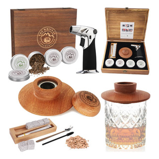 Kit Para Ahumar Whisky Y Bourbon, Kit Para Fumar Cócteles Co Kit Para Ahumar Whisky Y Bourbon, Kit Para Fumar Cócteles Co